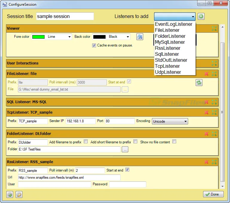 logview4net Captura de pantalla 2