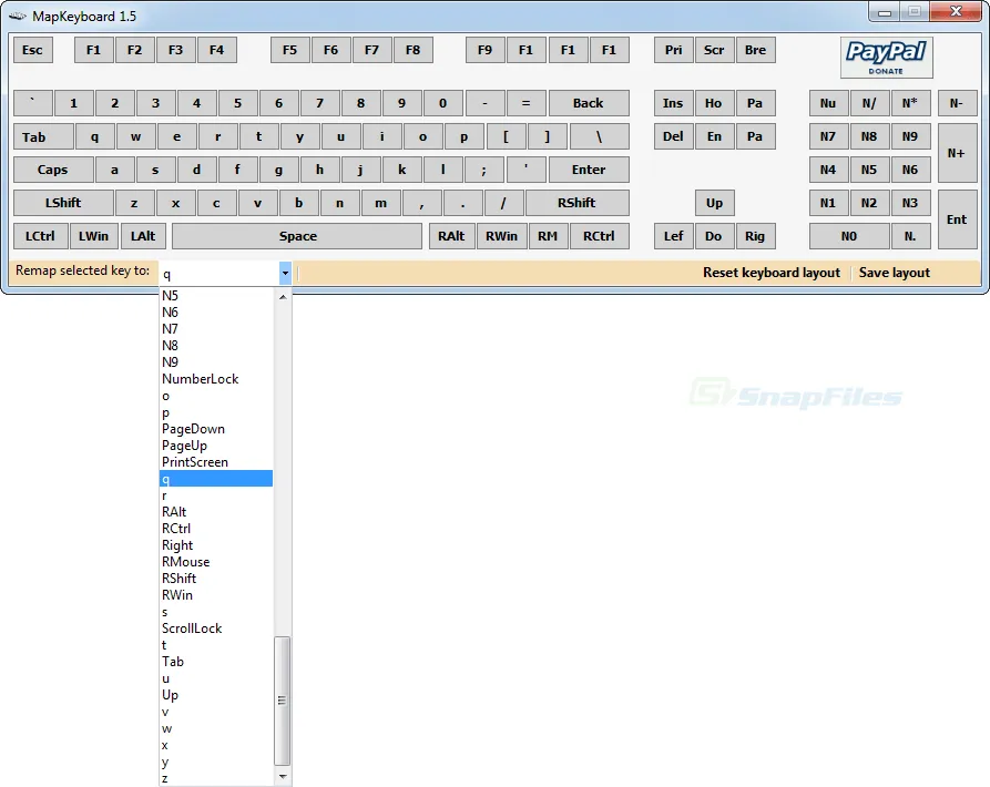 MapKeyboard Captura de pantalla 1