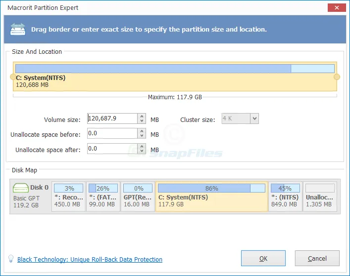 Macrorit Partition Expert Free Captura de pantalla 2