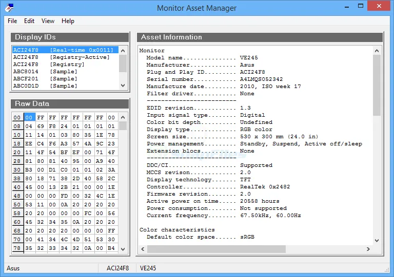 Monitor Asset Manager Captura de pantalla 1