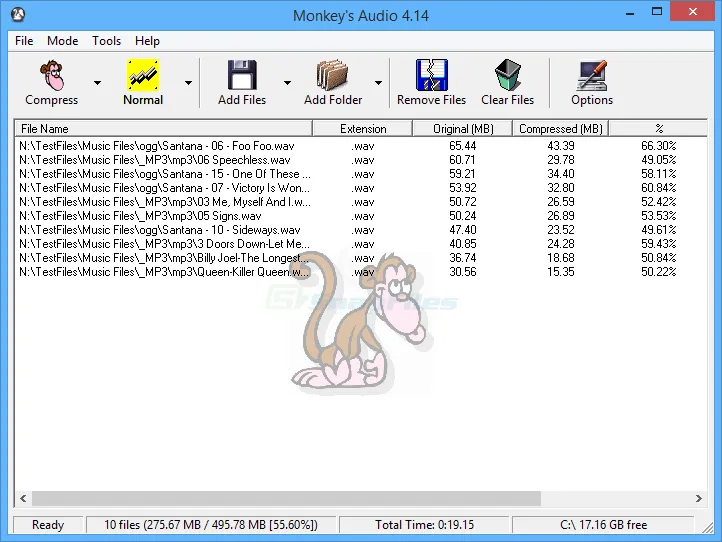 Monkeys Audio Captura de pantalla 1
