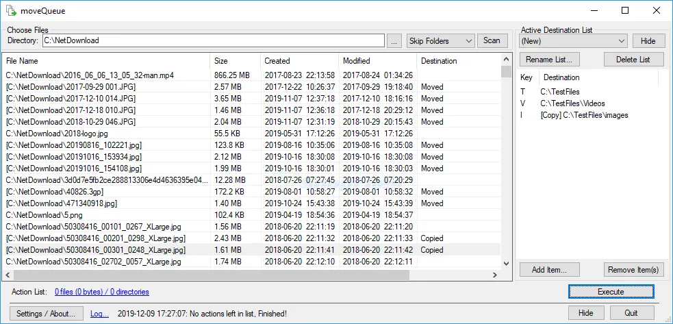 moveQueue Captura de pantalla 2