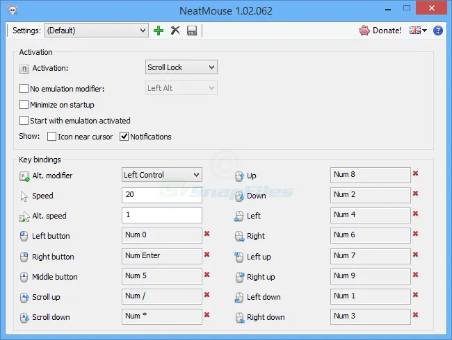 NeatMouse Captura de pantalla 1
