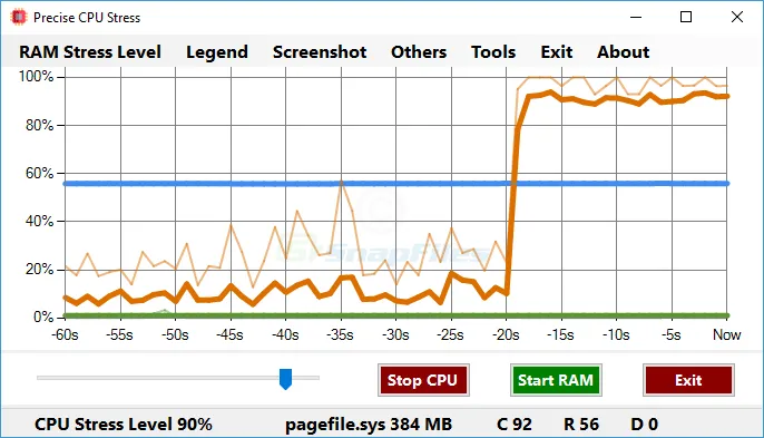 Precise CPU Stress Captura de pantalla 1