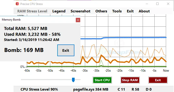 Precise CPU Stress Captura de pantalla 2