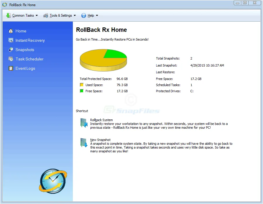 RollBack Rx Home Captura de pantalla 1