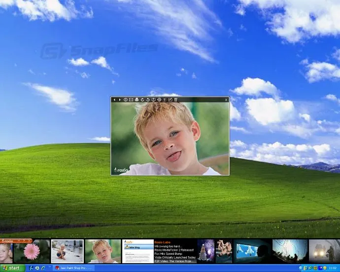Roxio MediaTicker Captura de pantalla 1