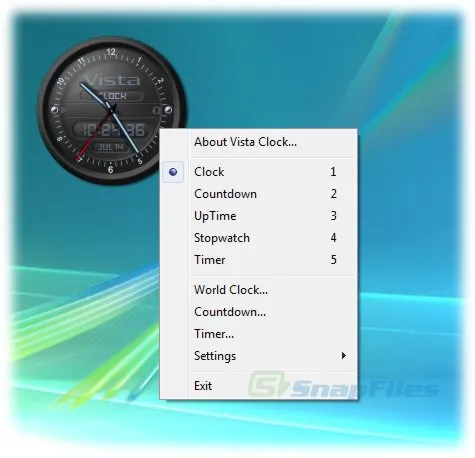 Respect Soft Vista Clock Captura de pantalla 1
