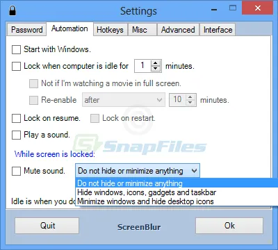 ScreenBlur Captura de pantalla 1