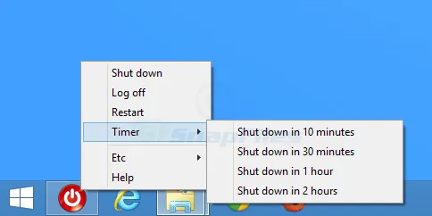 Shutdown8 Captura de pantalla 1