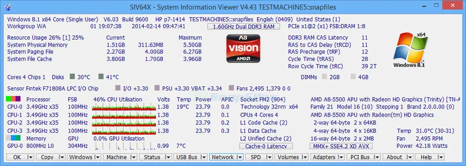 SIV System Information Viewer Captura de pantalla 1