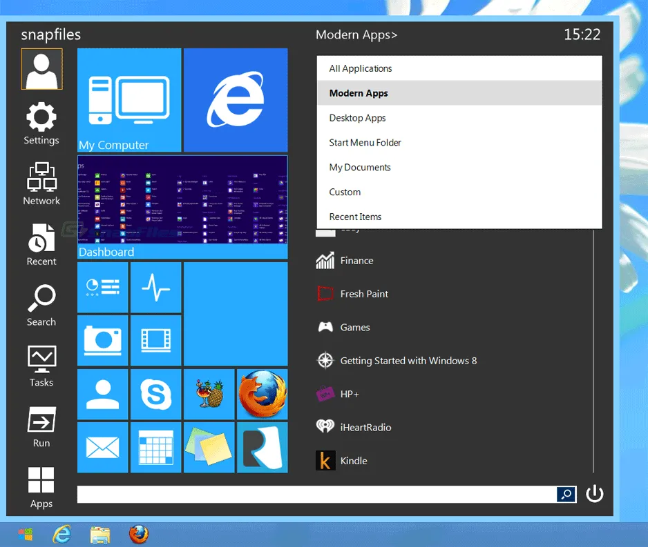 Start Menu Reviver Captura de pantalla 2