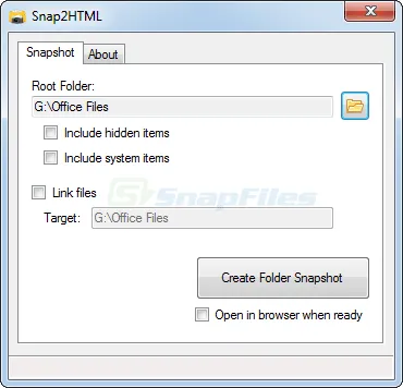 Snap2HTML Captura de pantalla 2
