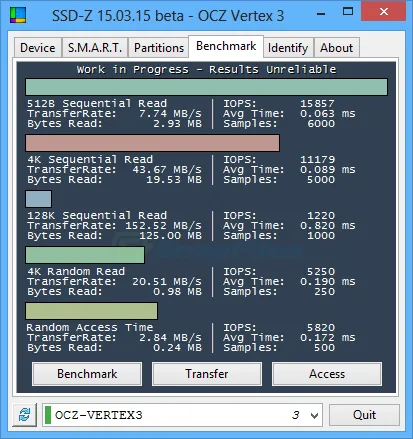 SSD-Z Captura de pantalla 2