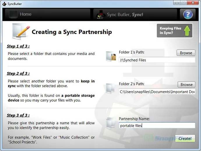 Sync Butler Captura de pantalla 2