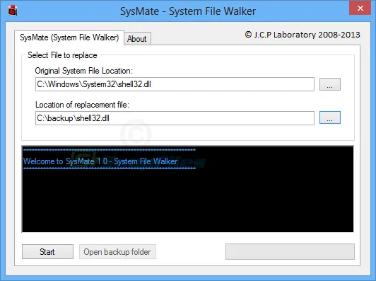 SysMate System File Walker Captura de pantalla 1