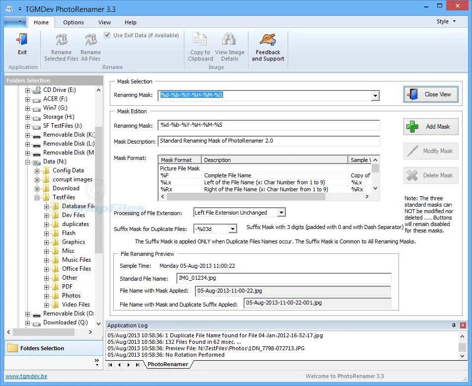 TGMDev PhotoRenamer Captura de pantalla 2