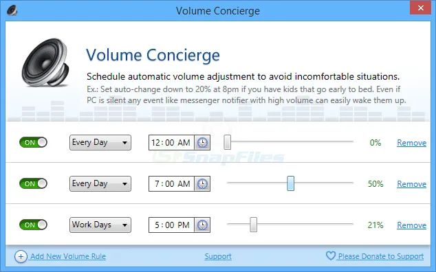 Volume Concierge Captura de pantalla 1