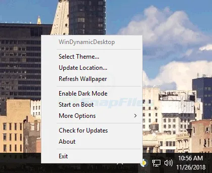 WinDynamicDesktop Captura de pantalla 2