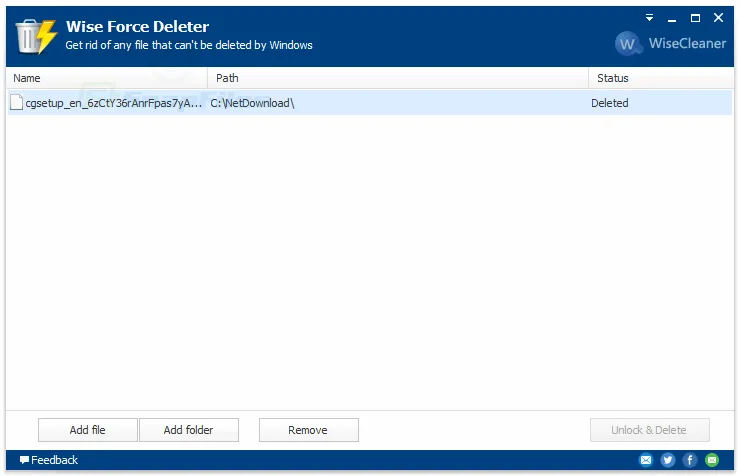 Wise Force Deleter Captura de pantalla 2