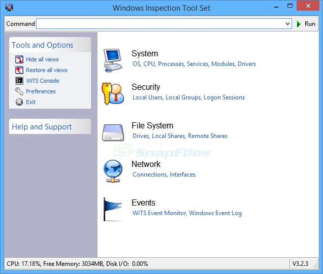 Windows Inspection Tool Set Captura de pantalla 1