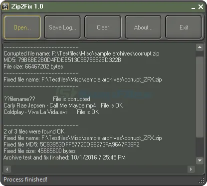 Zip2Fix Captura de pantalla 2